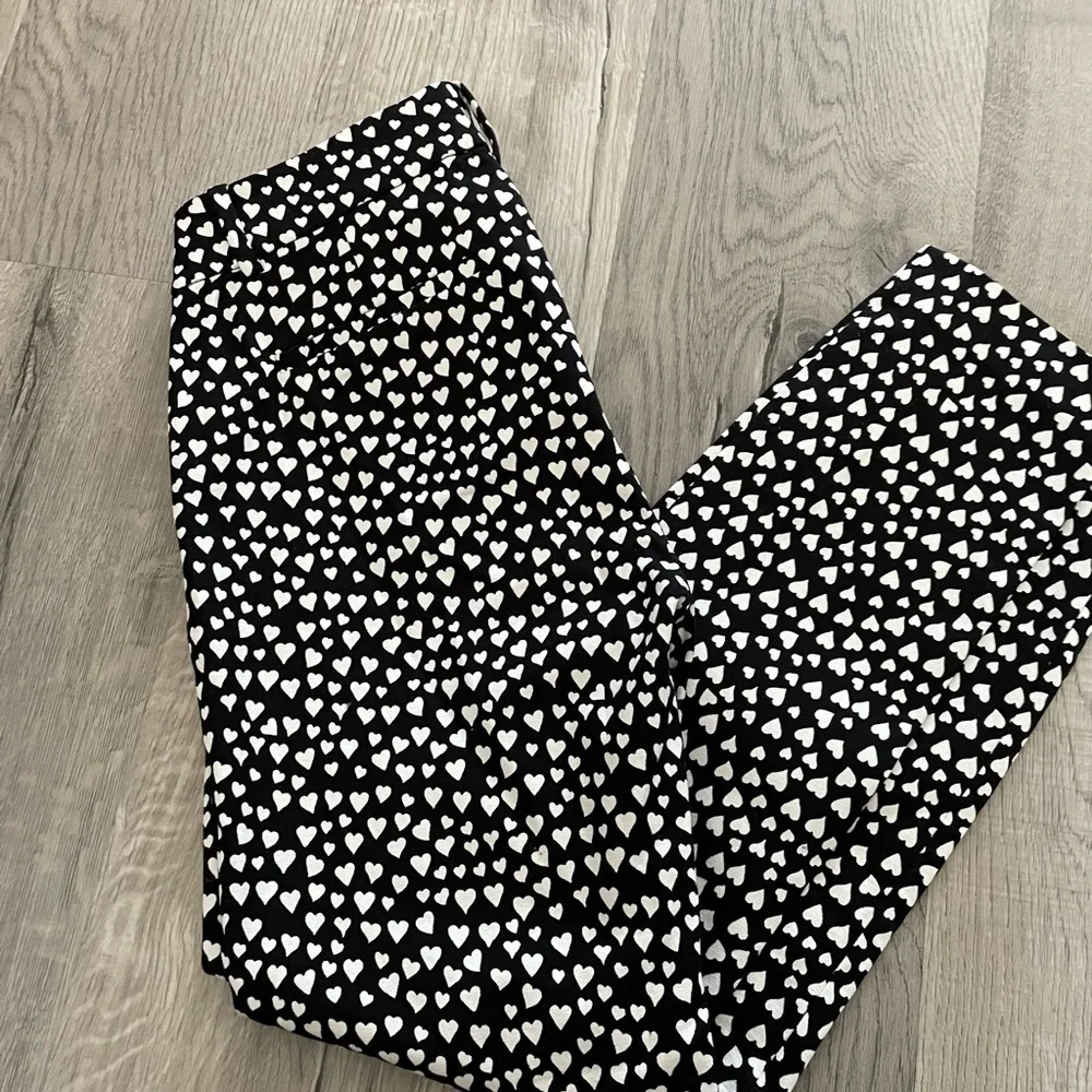 J Crew Marcantile Heart Pants size 0
